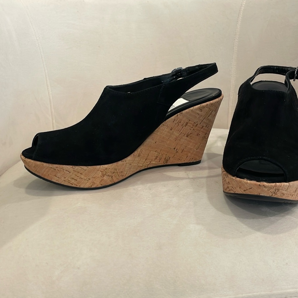 Open toe JILDOR Black Wedges